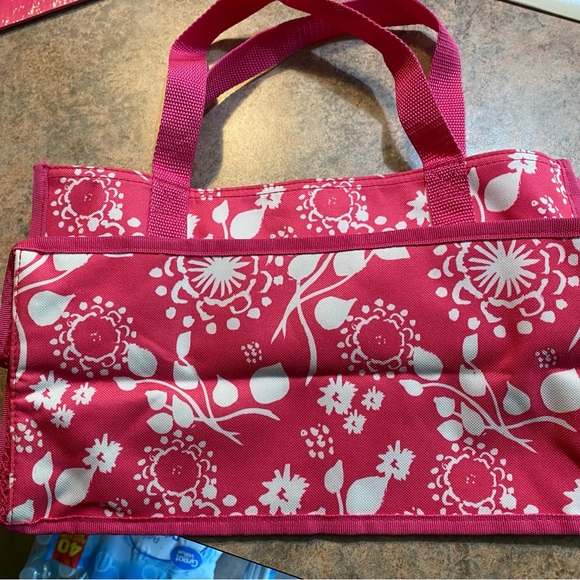Thirty-One URU Keep It Caddy Floral Pink Tote Bag - Picture 2 of 8